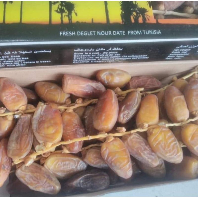 

KURMA PALM'FRUTT TUNISIA TANGKAI ORI SEGEL ASLI 500GR FRESH EXP 2026..