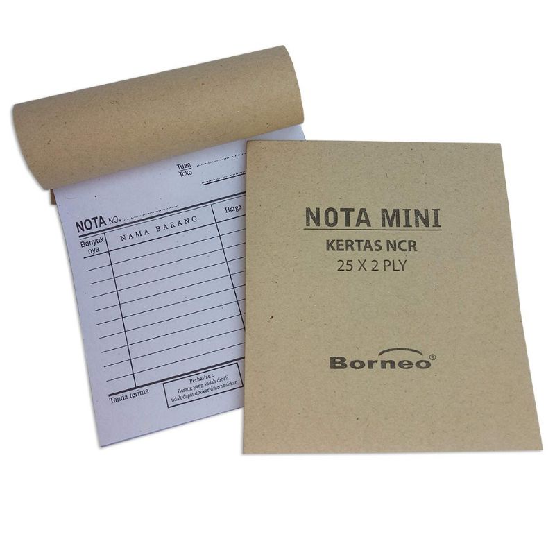 NOTA KONTAN 2 PLY KECIL BORNEO