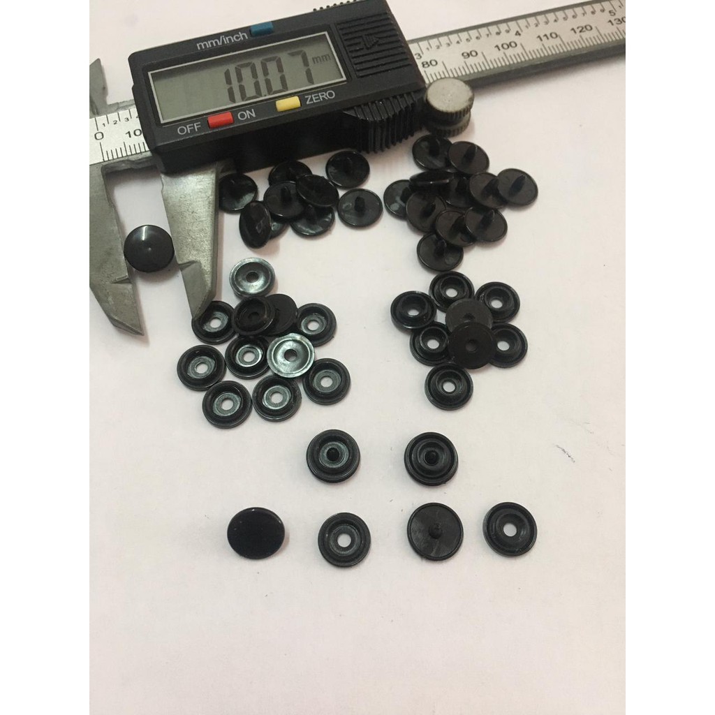 [5 Gross] kancing cetet plastik 10mm / kancing plastik 10 mm / kancing