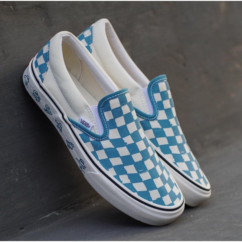 SLIP-ON X KAKAO FRIENDS ICE BLUE CLASSIC ORIGINAL 100%