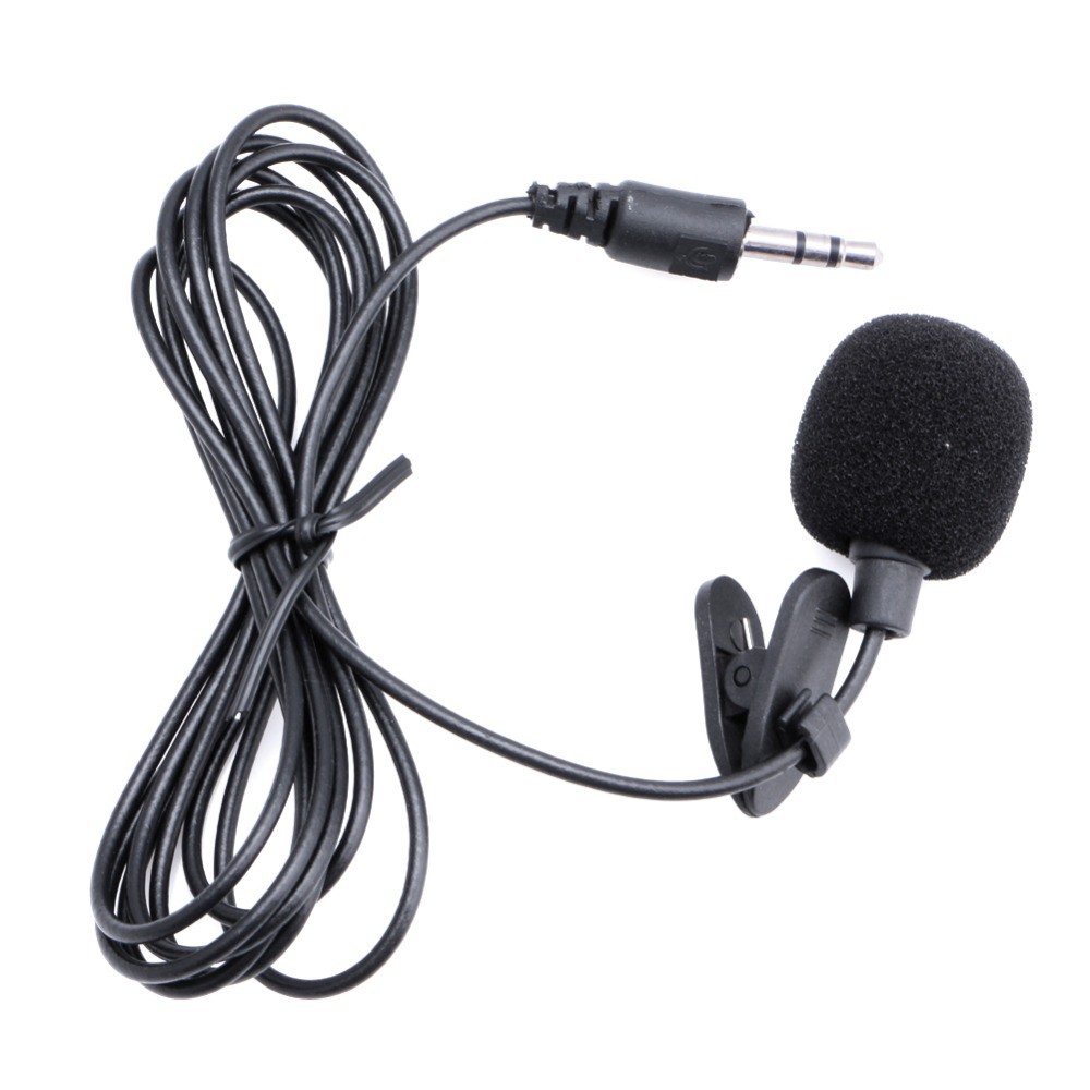 Mikrofon Mini Audio MIC untuk PC Laptop Lound Speaker zoom Earphone jack 3.5m