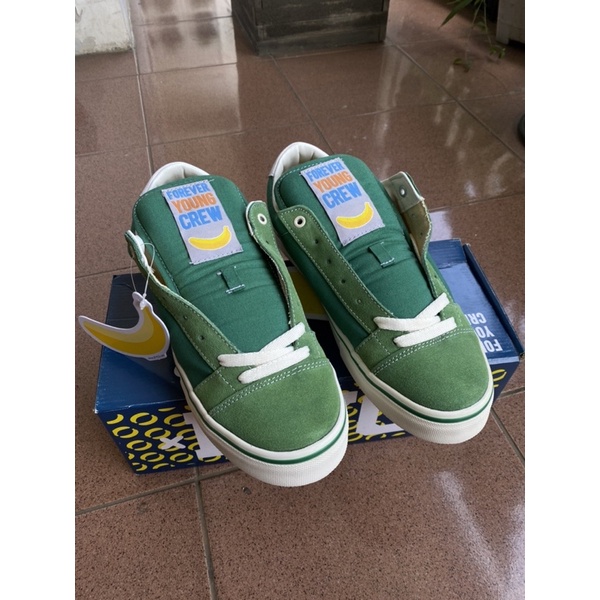 Sepatu FYC CAVEN Green Canvas Suede 100% ORIGINAL BARU BNIB
