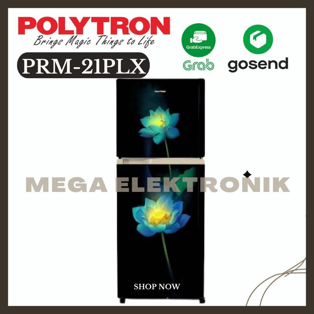 POLYTRON PRM21PLX Kulkas Lemari Es 2 Pintu 210LITER