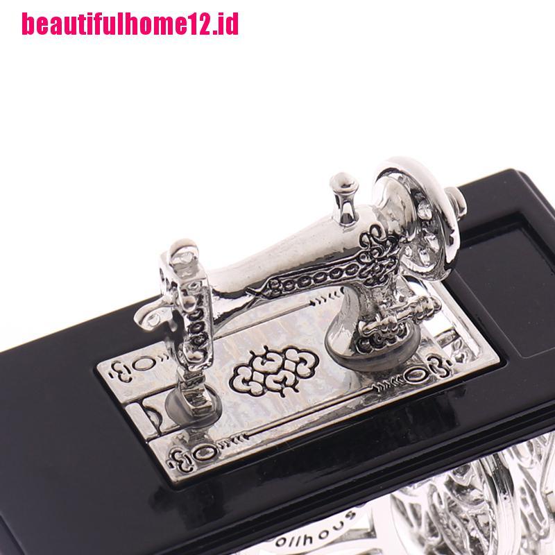 【beautifulhome12.id】Dollhouse Miniature Sewing Machine Furniture Toys Gifts Doll House Decor