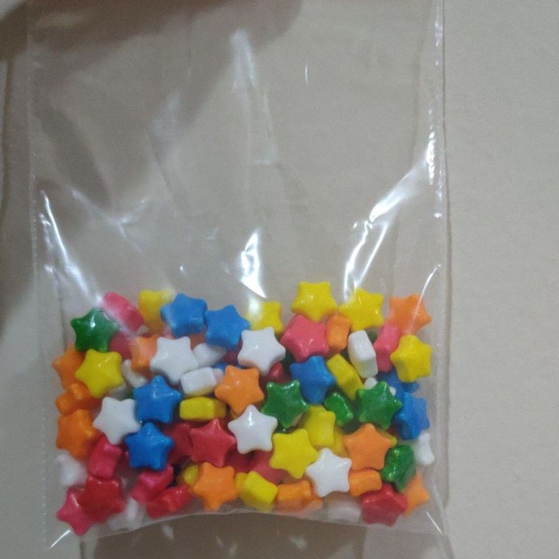 

Sprinkle Trimit Star Bintang Hiasan Kue Cupcake Candy Permen