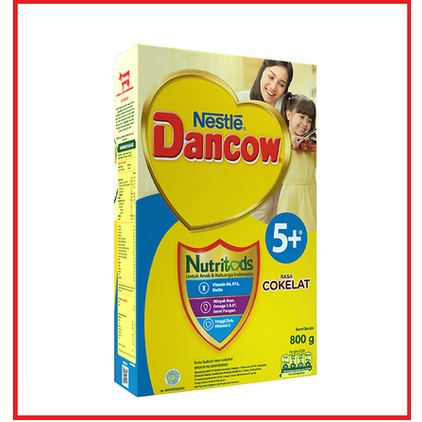 Susu Dancow 5+ Nutritods untuk anak usia 5-12 tahun 800g