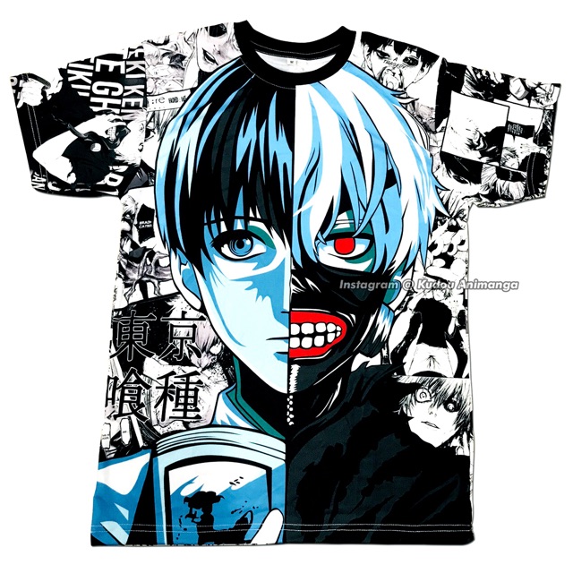 Tshirt Kaneki Agony Fullprint Tokyo Ghoul