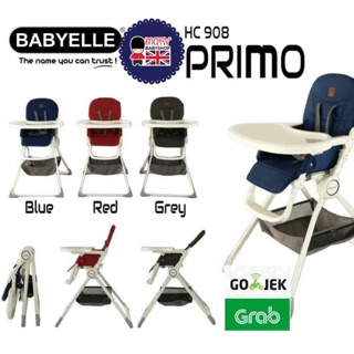 High chair baby  elle  primo kursi  makan  bayi tinggi hc 908 