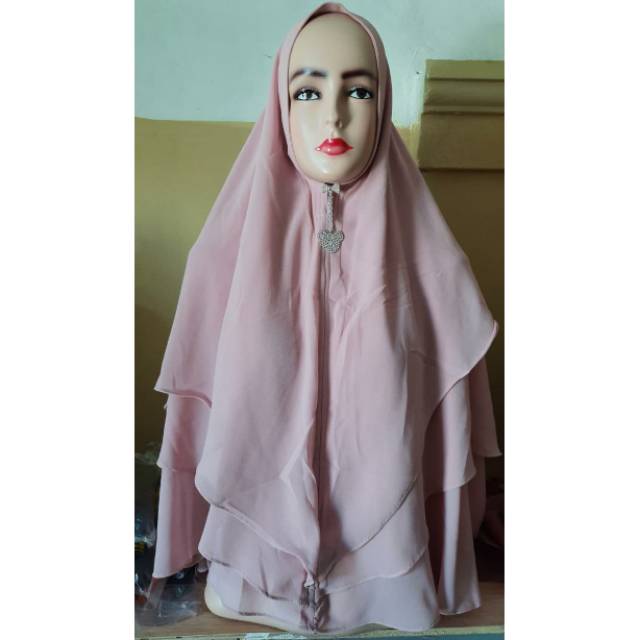 Hijab Syari 3 Layer - Murah