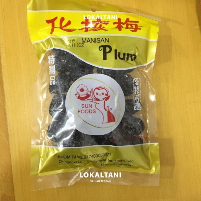 

Sun Foods Manisan Buah Plum/Kiamboi Kering Tanpa Biji 300 gr
