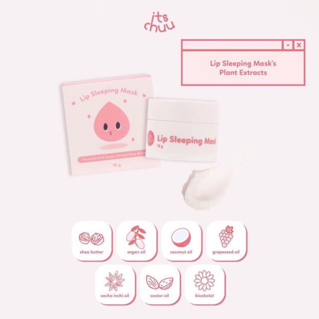 Its Chuu Beauty Lip Sleeping Mask (BPOM)