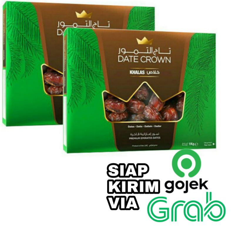 

Kurma Date Crown Khalas 1kg