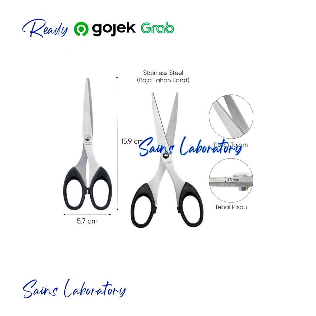 

Gunting Kertas Gunting Rambut Gunting Bahan Sedang Scissors Joyko SC-838 1 Pcs