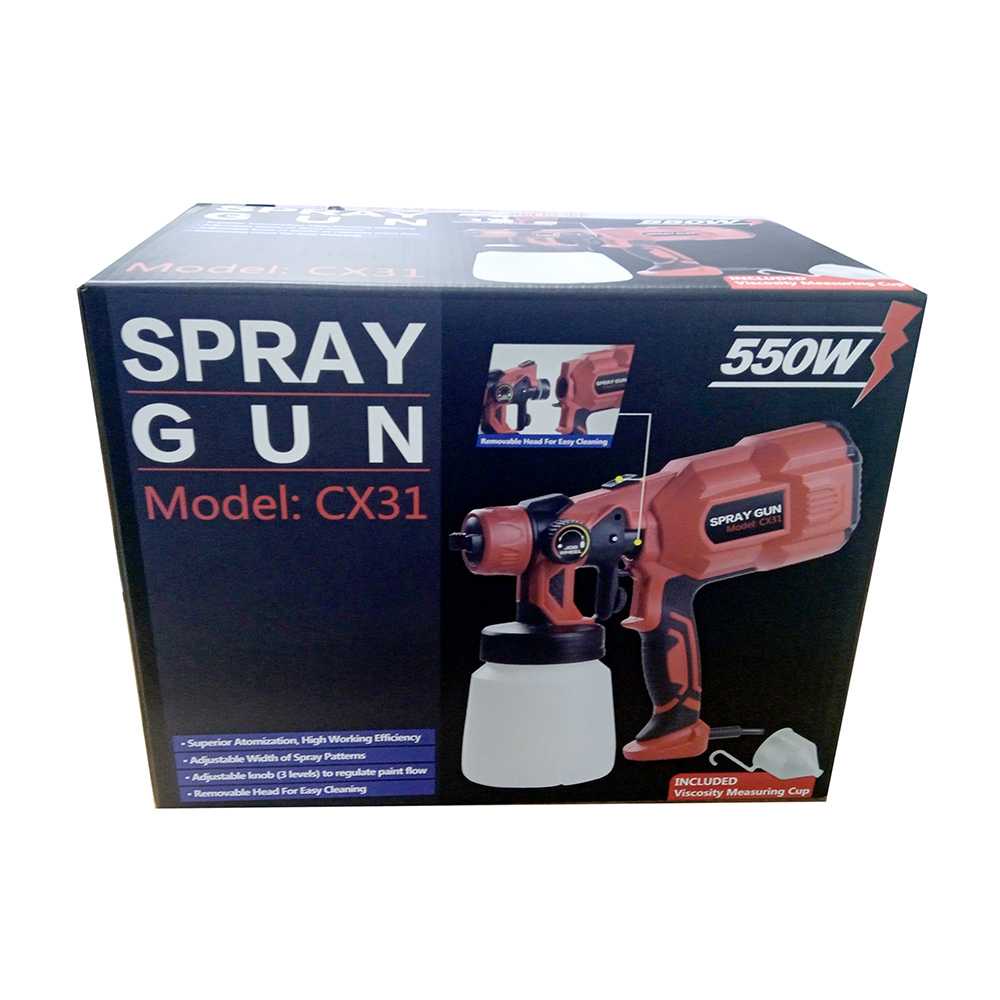 TD-DDG AFABEITA Pistol Semprot Cat Dinding Spray Gun 1.8mm 800ml 550W CX31