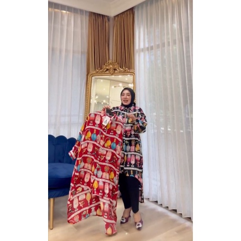 Tunik Silk Motif ORI Shellasaukia