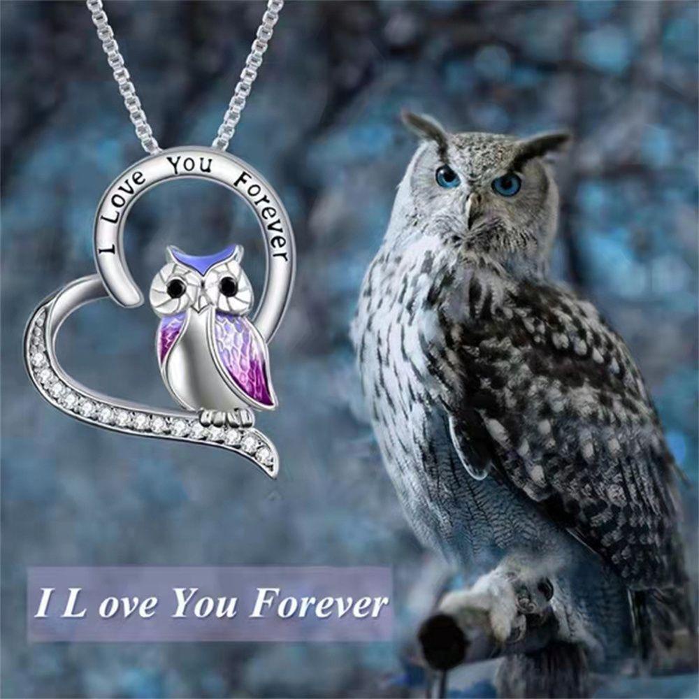 Lily I Love You Forever Jewlery Anniversary Gift Hadiah Hari Ibu Kreatif Kalung Hewan Hati