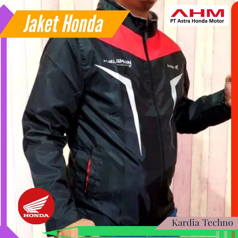 Jaket Motor Honda Original Vario PCX Beat Genio Scoopy CBR Verza Supra Kharisma Tiger Revo Forza
