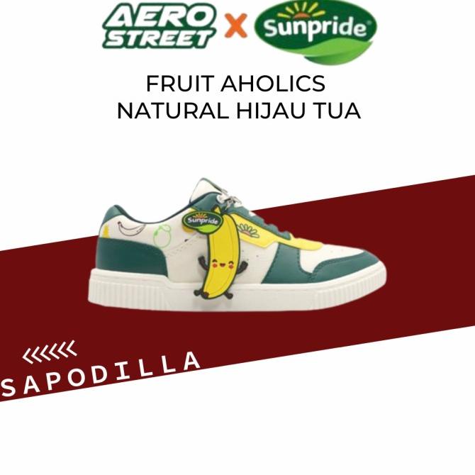 Sepatu Aerostreet Sunpride Sneakers Original Putih Hijau Pria Wanita Noveastyle