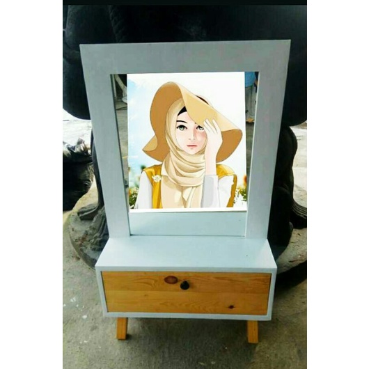 Meja Rias minimalis Jati Belanda
