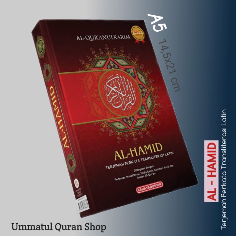 Al Quran Terjemah Perkata Latin Al Hamid A5 HVS Al-Quran Al Hamid Terjemah Per-kata Al-Hamid A5