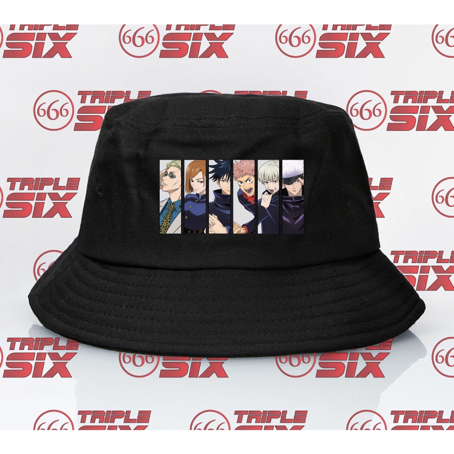 Topi Bucket Anime Jujutsu Kaisen Character