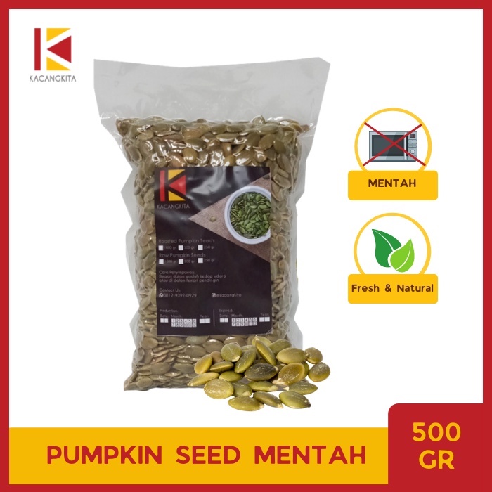 

Biji Labu Mentah - Raw Pumpkin Seed 500gr