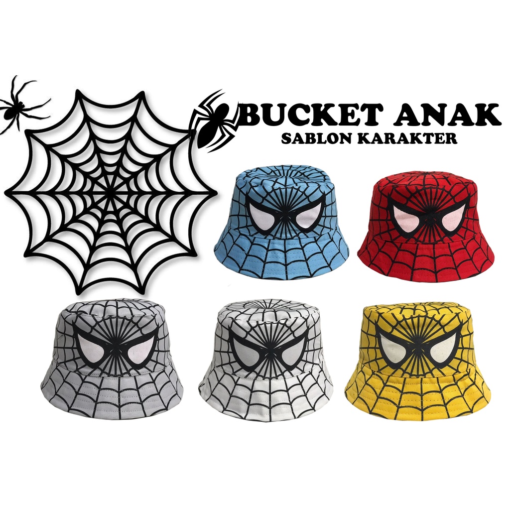 Bucket Spiderman Sablon Full Print