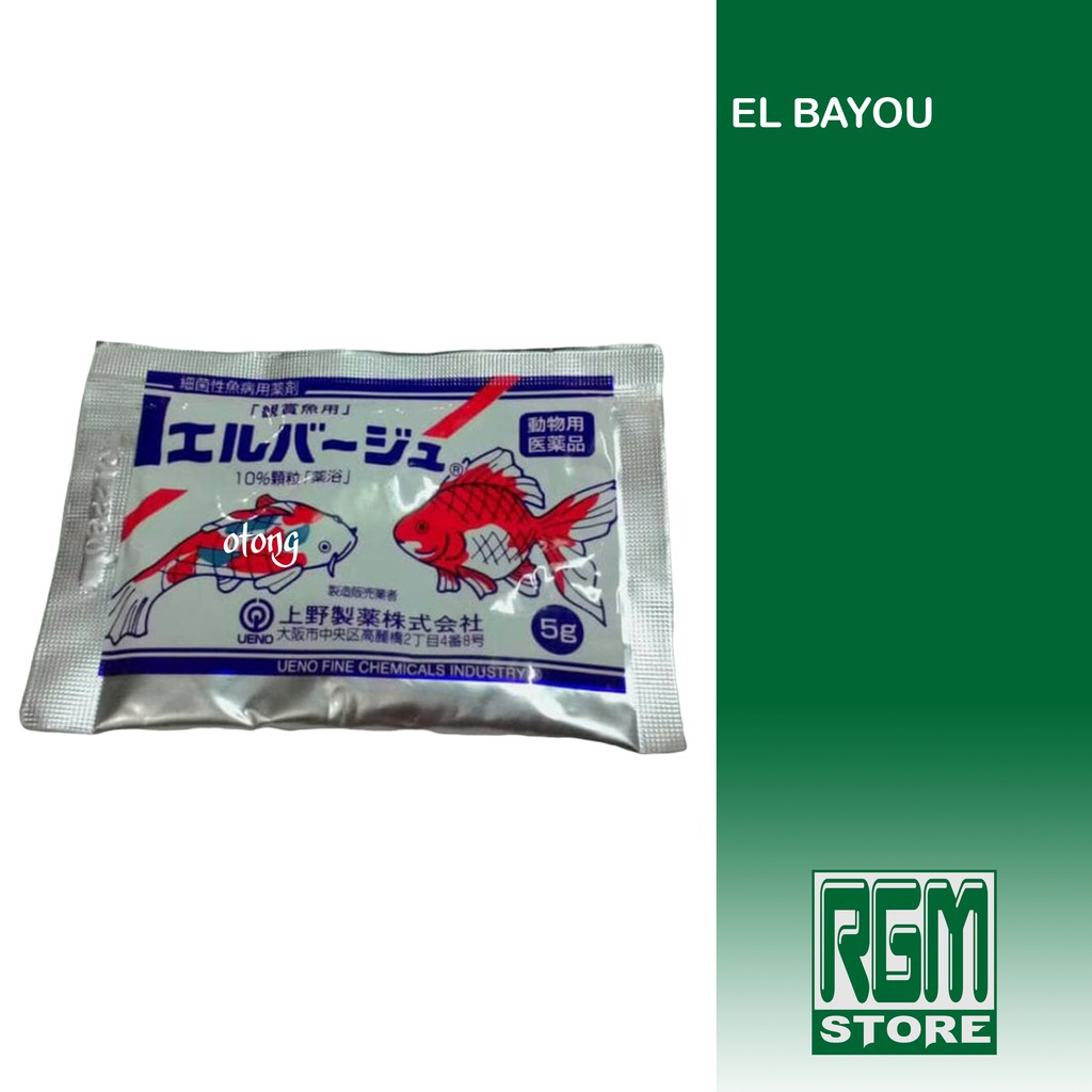 Elbayou EL Bayou Elbayu EL Bayu Obat Penyakit Ikan Sakit 5 gram murah