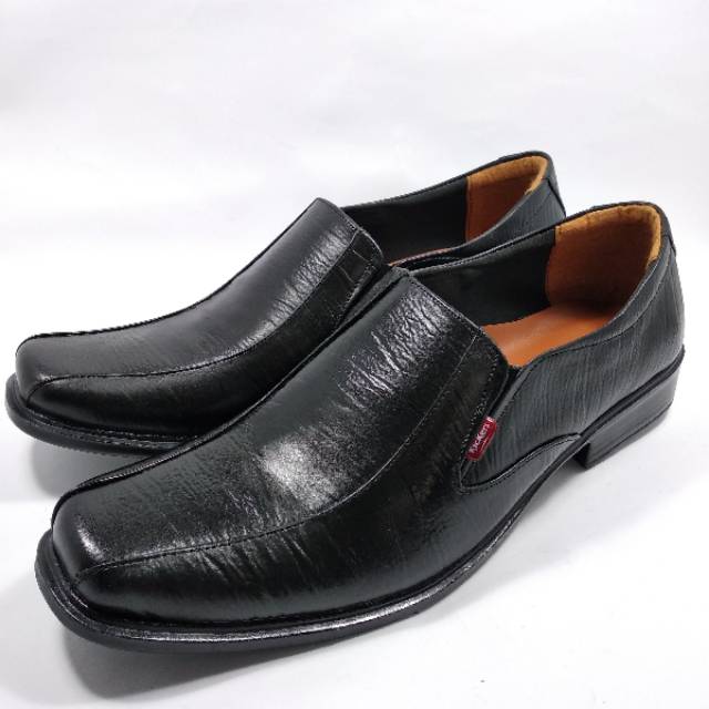 SEPATU PANTOFEL SEPATU FANTOFEL PRIA PANTOPEL SEPATU KULIT PRIA SEPATU KULIT ASLI HITAM FORMAL