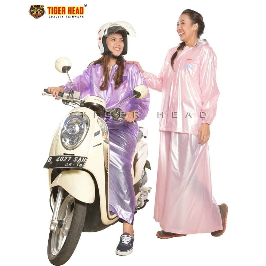Jas Hujan Rok WANITA merk Tiger Head