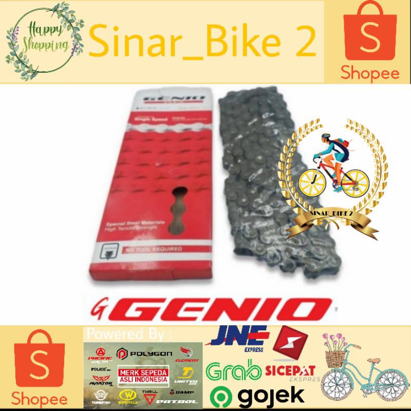 Rante Sepeda Genio Single Speed 114L Bmx Mini Anak