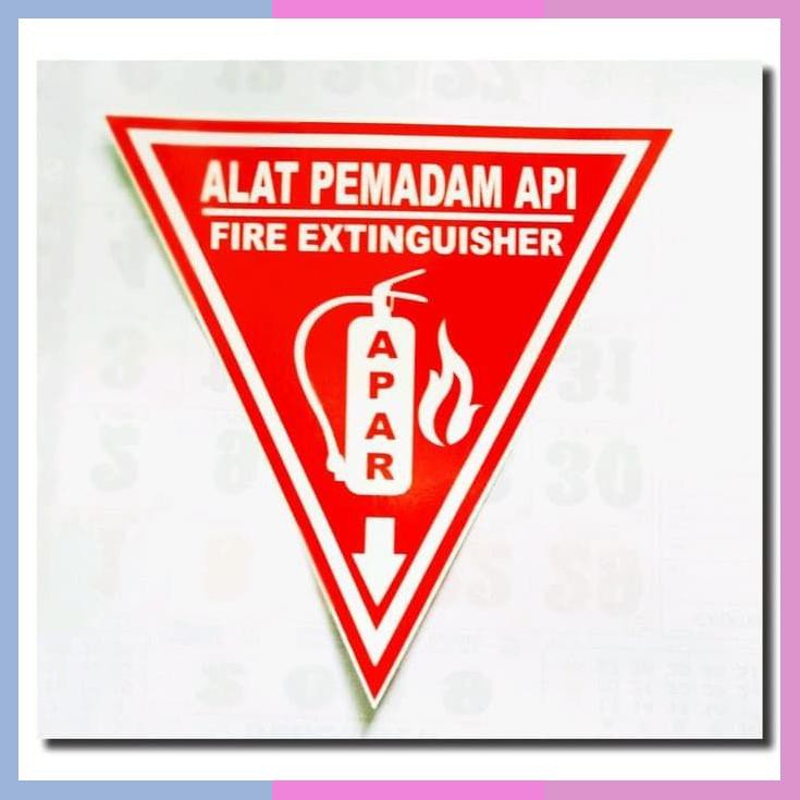 

Akrilik Apar Segitiga 20X20Cm Rambu K3 Sign Label Pemadam Acrylic