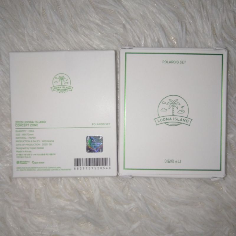 Sharing Polaroid Set MD Loona Island Concept Zone