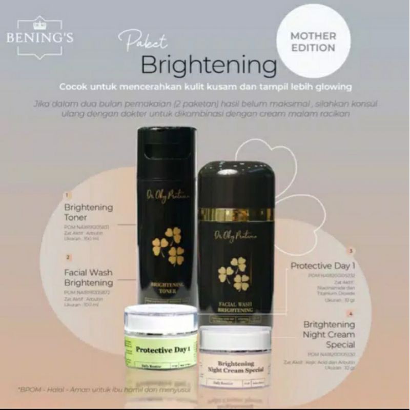 Bening Skincare BRIGHTENING Mother edition dr. oky pratama