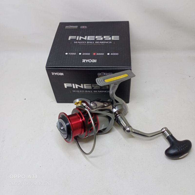 reel ryobi finesse 3000 power hendel