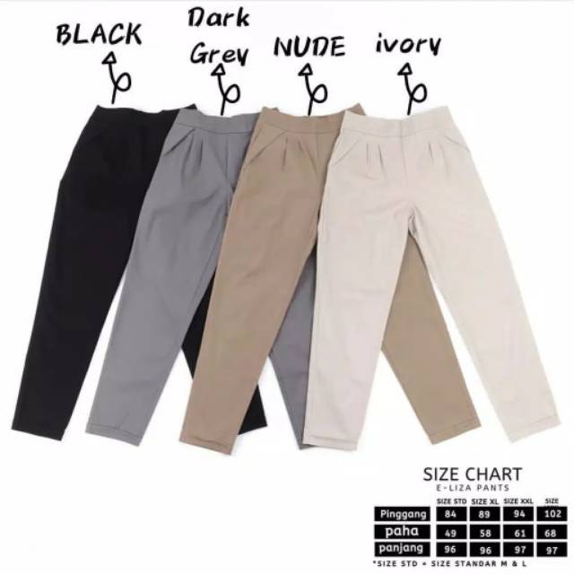 BAGGY PANTS CELANA KERJA KANTOR ALLSIZE XL