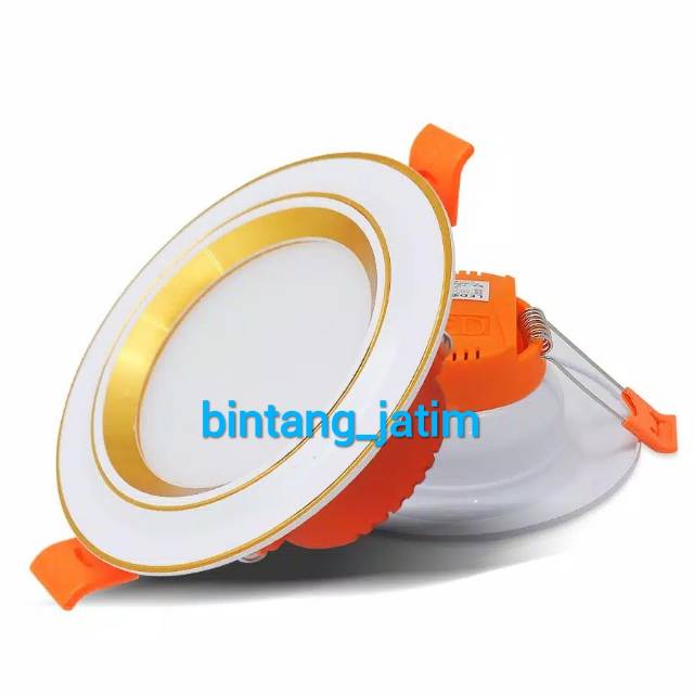 lampu downlight led 3warna 5w/ lampu led 3warna/ panel led 3warna