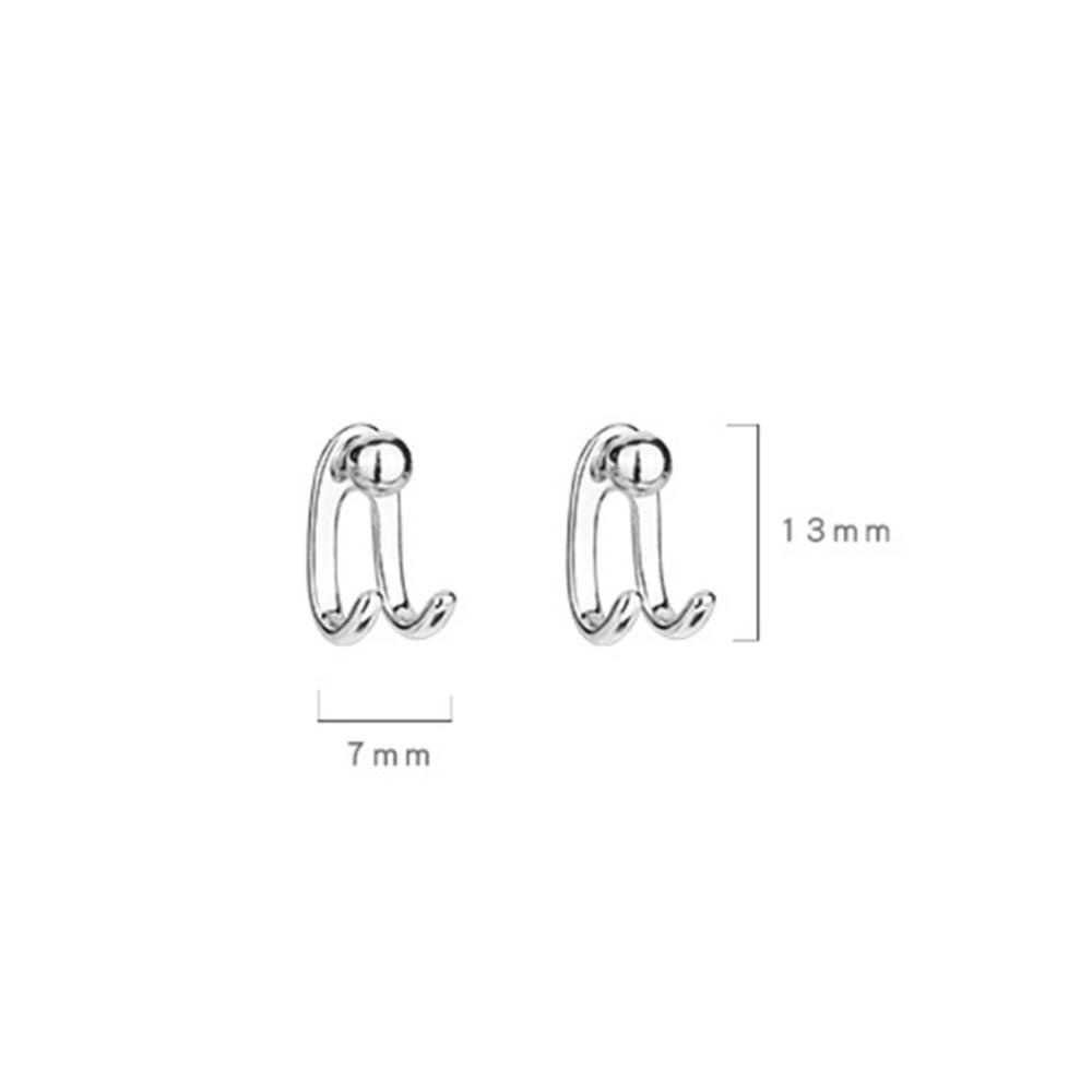 Timekey Anting Tusuk Gantung Wanita Bahan Sterling Silver 925 Gaya Simplepopuler Untuk Hadiah A5K4