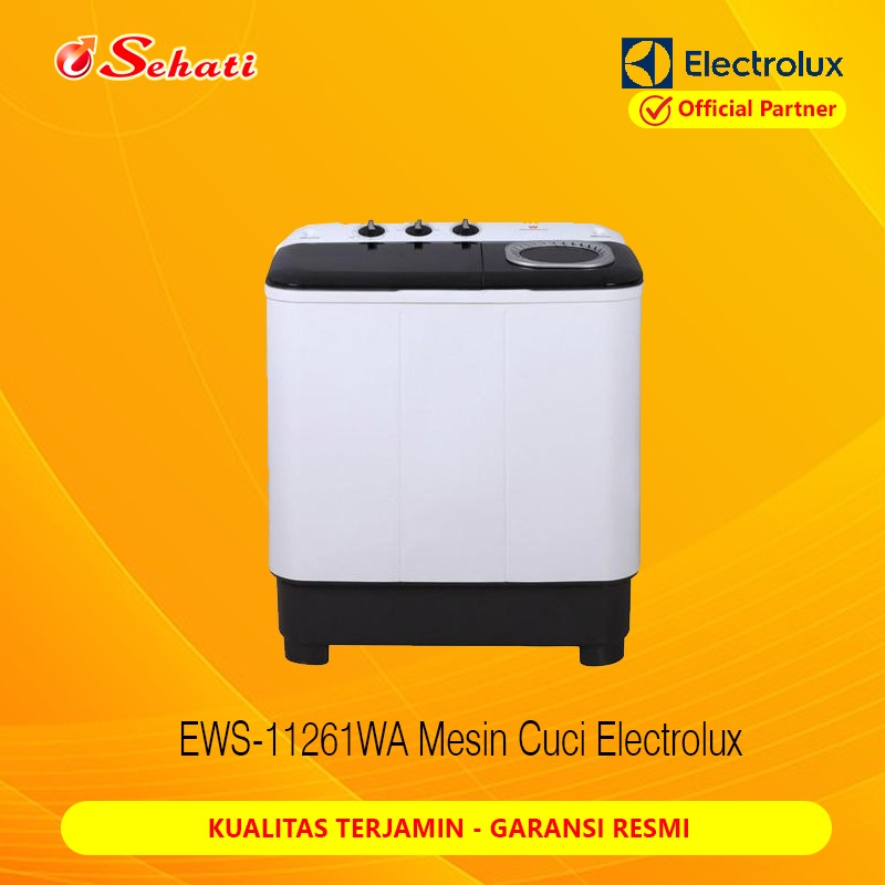 Jual Electrolux Mesin Cuci 2 Tabung [10Kg] EWS-11261WA Mesin Cuci