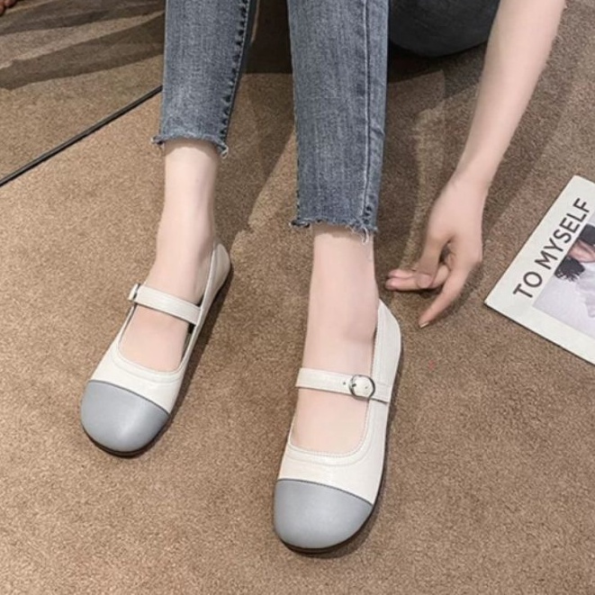 Sepatu Wanita Ballerina 022330 Sepatu Flat Import TT