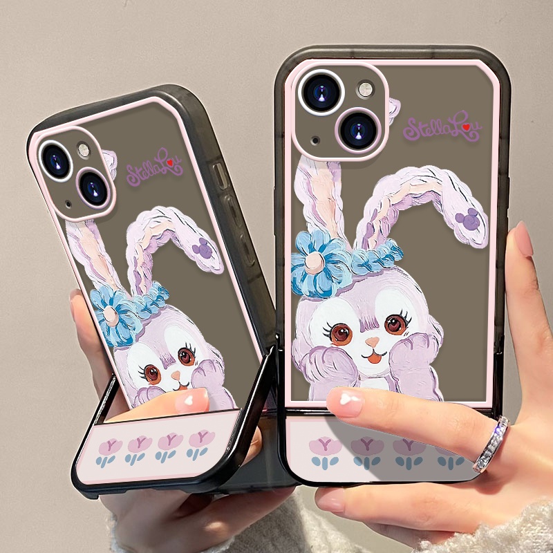 Soft Case Bahan Silikon Motif Kelinci Tahan Banting Untuk IPhone 13 12 11 Pro Max X XR XS 7 8 Plus 6 6S SE 2020