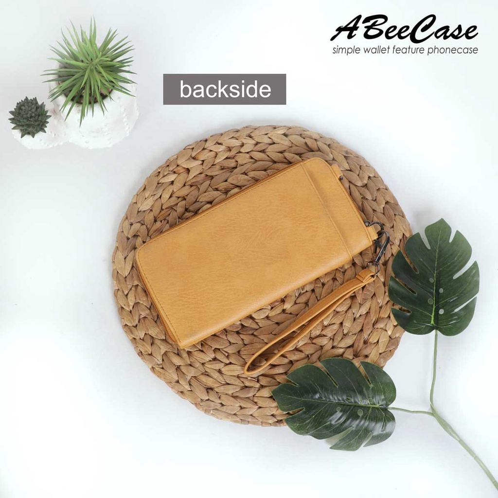 DOMPET HP SELEMPANG WANITA MUSTARD BERKUALITAS ORIGINAL BY ABEECASE VCODE SYNTESIS PREMIUM
