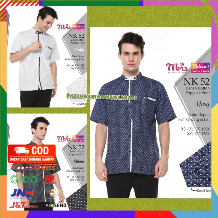 ❤BISA COD❤ KOKO NIBRAS NK 52/KOKO DEWASA NIBRAS NK 52/NIBRAS NK 52 - Hitam, XS
