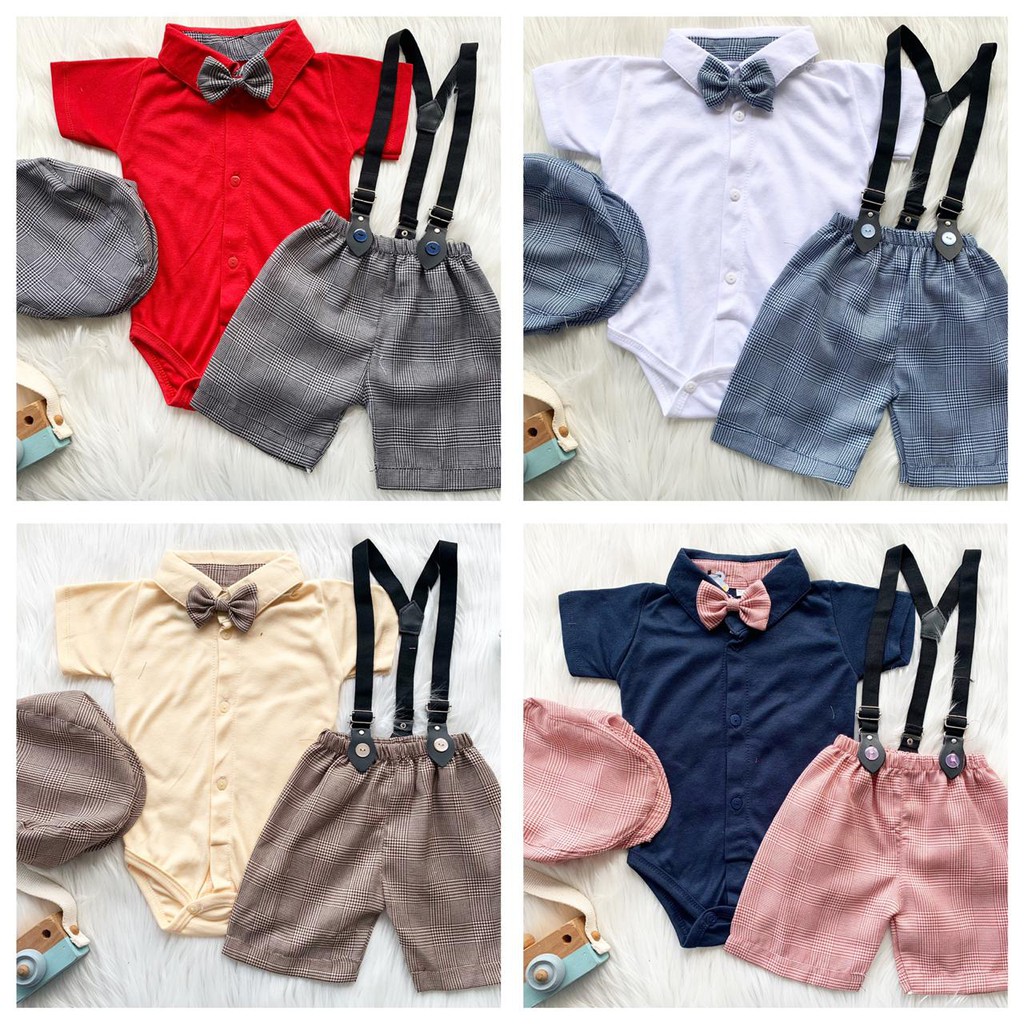 Grosir anchor (1) SUSPENDER SET (hanya ,merah &amp; putih)