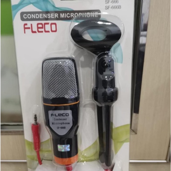 Condenser Microphone SF-666 MIC Condenser MIC Kabel Bisa Untuk Streaming Suara Jernih dan Berkualitas