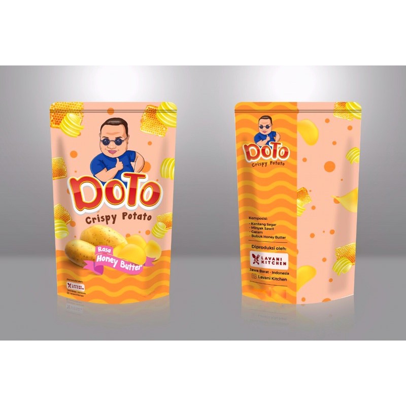 

Snack Keripik DOTO CRISPY POTATO Honey Butter 40 Gram