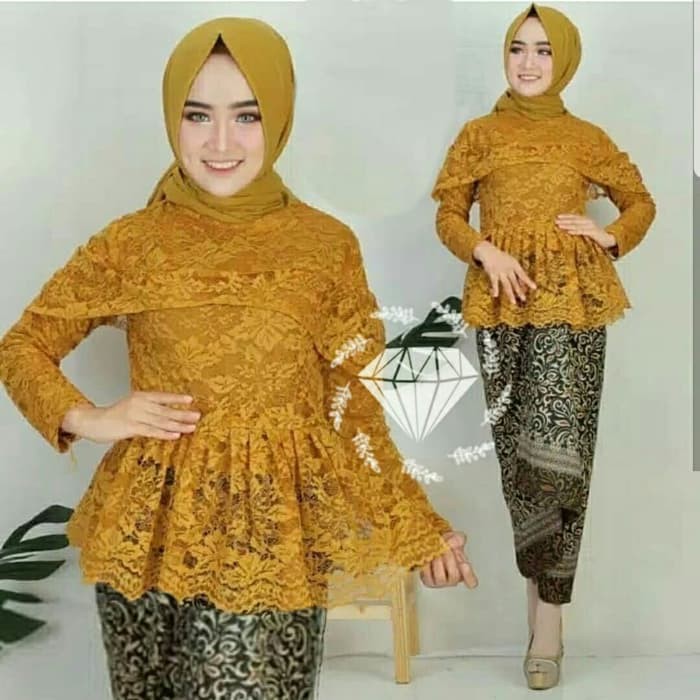 KUTUBARU LONCENG PUTIH WHITE BAJU KEBAYA BIGSIZE UKURAN BESAR JUMBO XL XXL XXXL XXXXL FREE ONGKIR I.