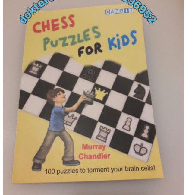 Buku catur problem catur anak Chess Puzzles for kids