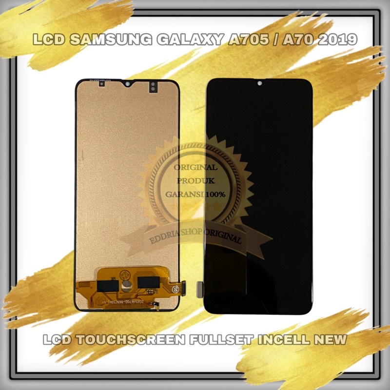 LCd Touchscreen SAMSUNG Galaxy A705 / A70 2019 Black Original Incell New