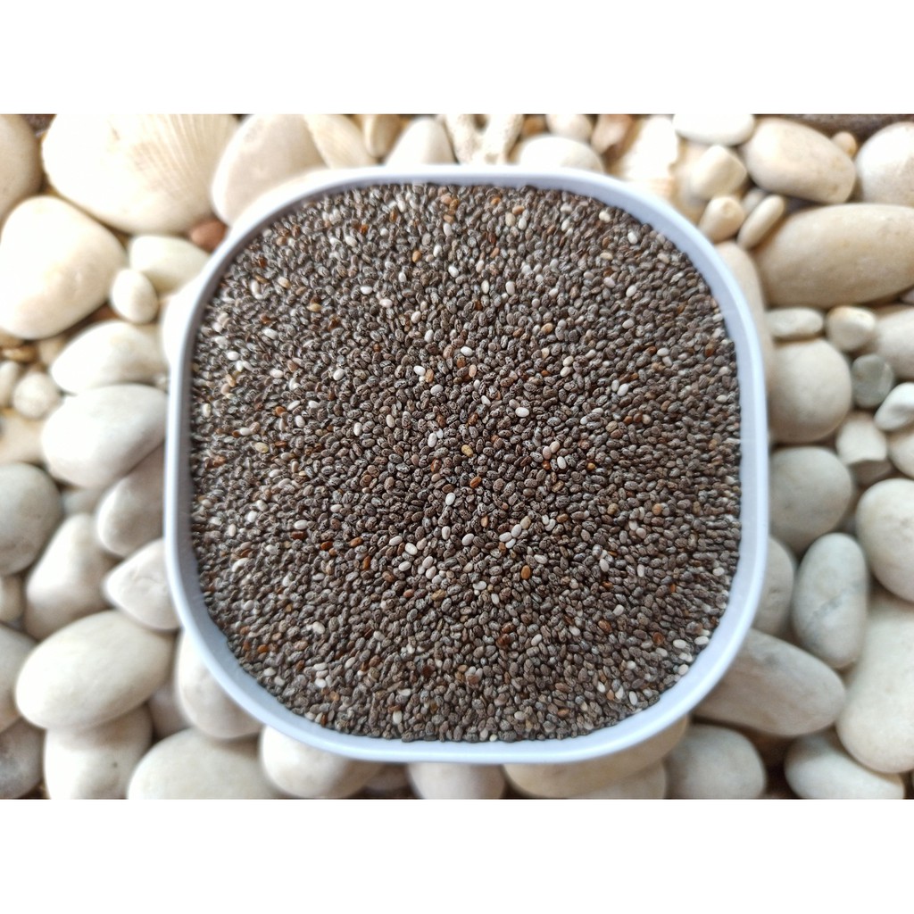 

NATURAL Black Chia seed 500 gram Mexico murah berkualitas Chia seeds